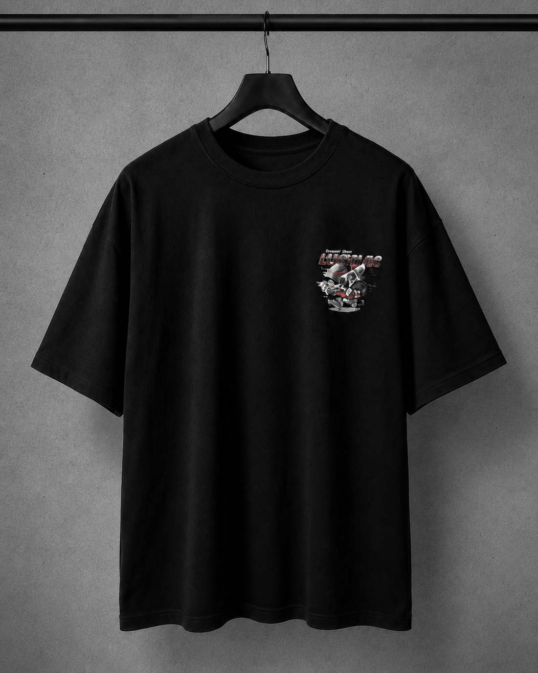 Graphic Print Oversized Fit T-Shirts - Dynadrops