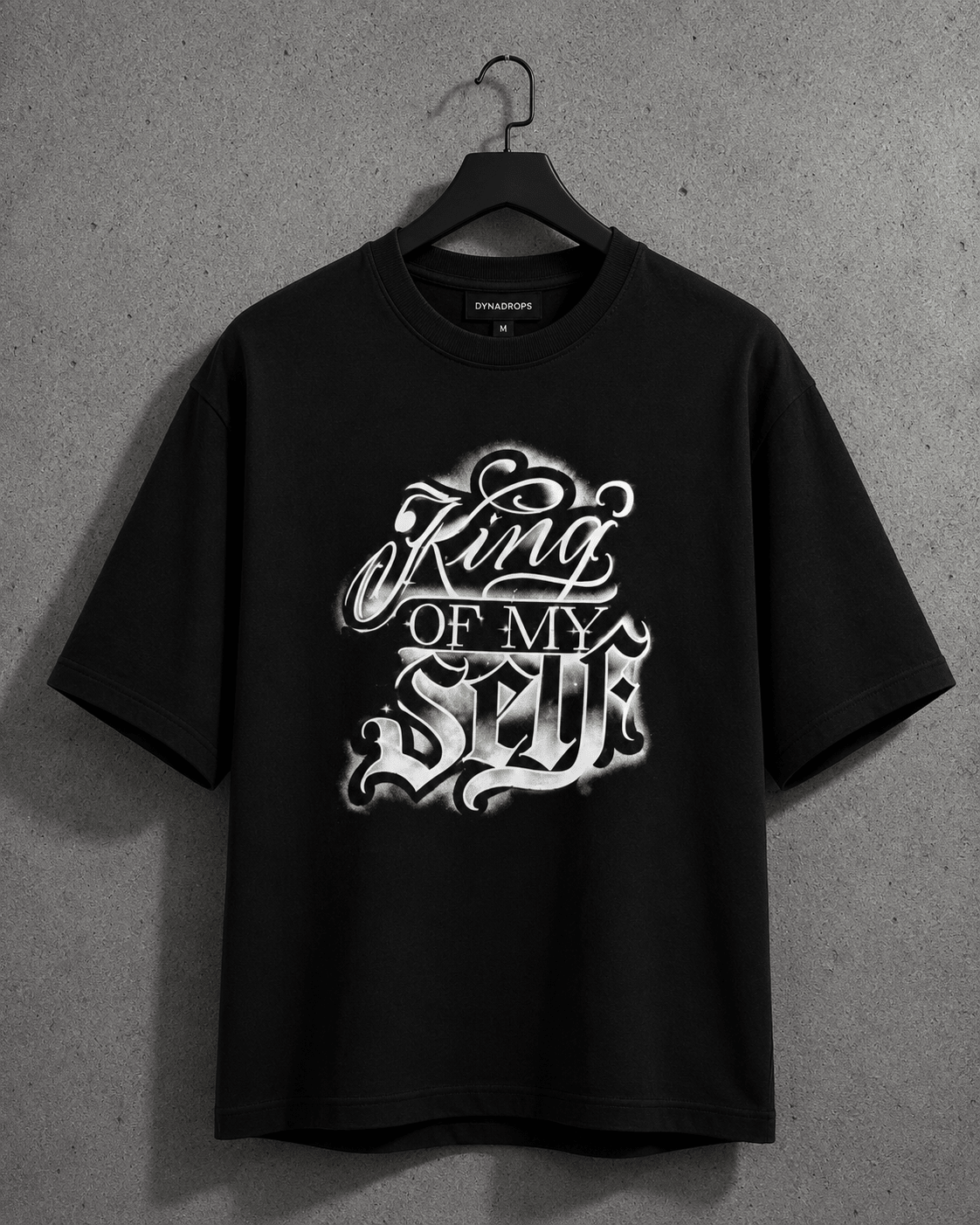 King of My Self Oversized Tee – Black - Dynadrops.In