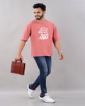 King of My Self Oversized Tee – Dust Pink - Dynadrops