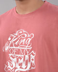 King of My Self Oversized Tee – Dust Pink - Dynadrops
