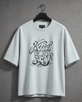 King of My Self Oversized Tee – Ice Blue - Dynadrops