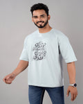King of My Self Oversized Tee – Ice Blue - Dynadrops