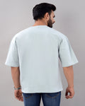 King of My Self Oversized Tee – Ice Blue - Dynadrops