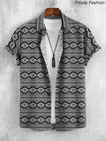 Men Comfort Fit Fit Printed Slim Collar Casual Shirt - Dynadrops