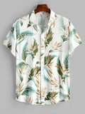 Men Fit Printed Spread Collar Casual Shirt - Dynadrops.In
