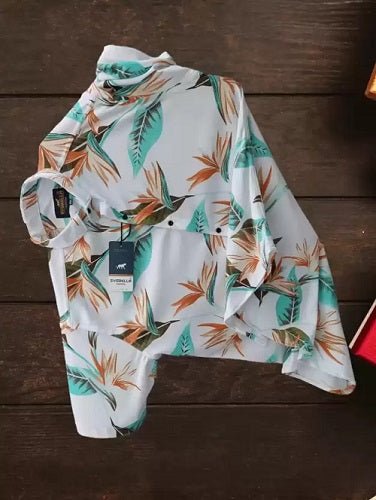 Men Fit Printed Spread Collar Casual Shirt - Dynadrops.In