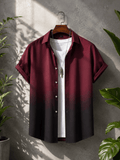Men Regular Fit Checkered Curved Collar Casual Shirt - Dynadrops