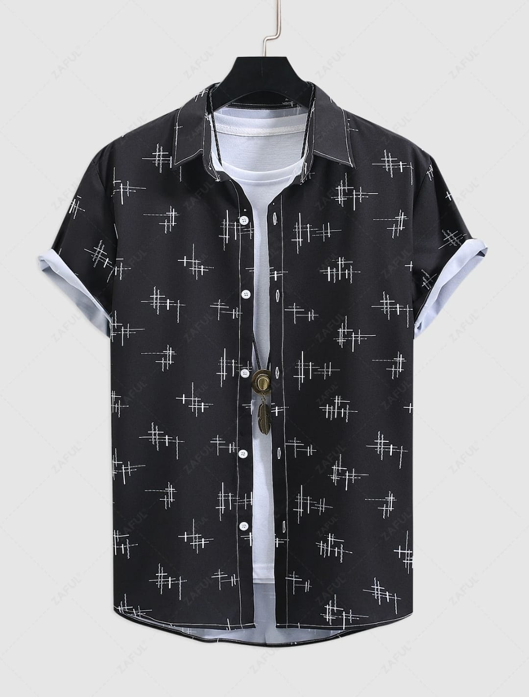 Men Regular Fit Printed Casual Shirt - Dynadrops