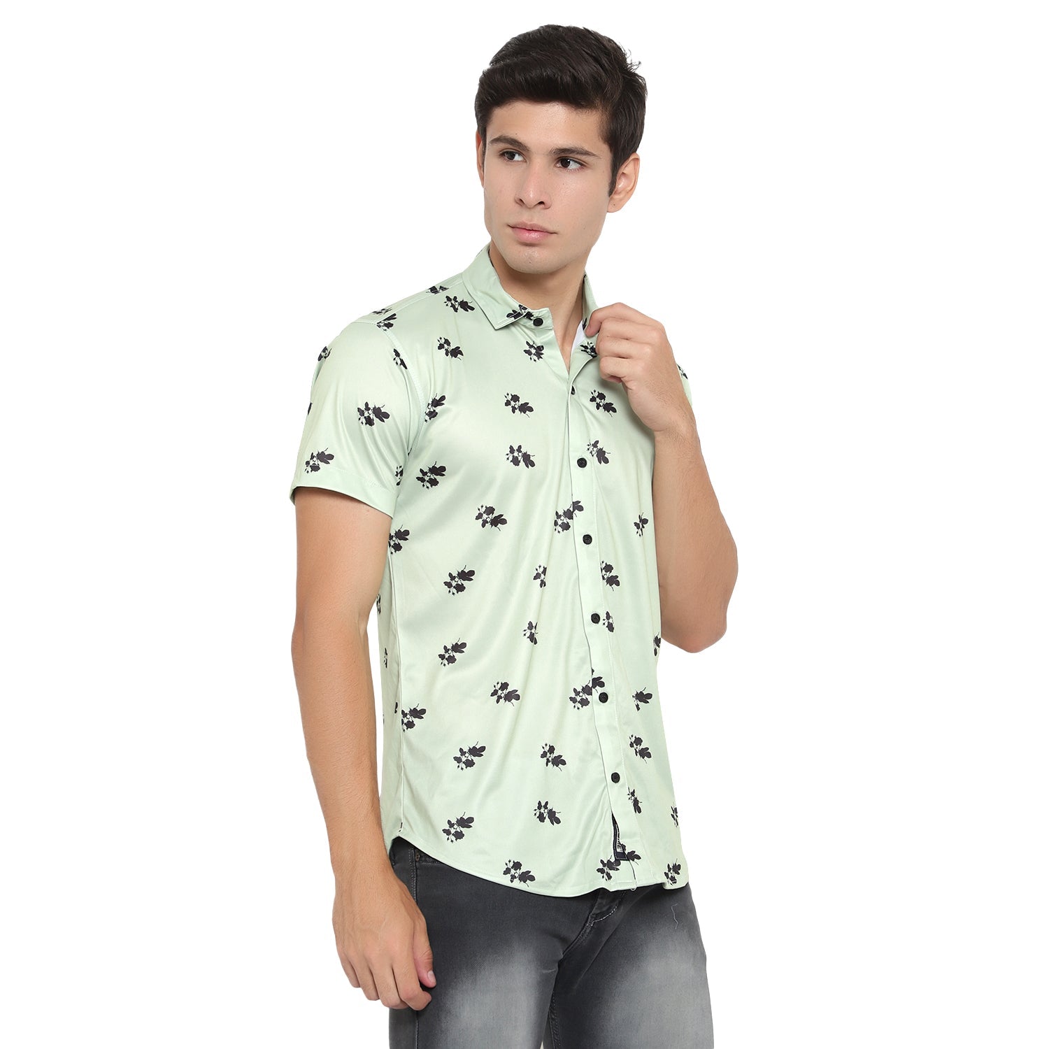 Men Regular Fit Printed Casual Shirt - Dynadrops.In