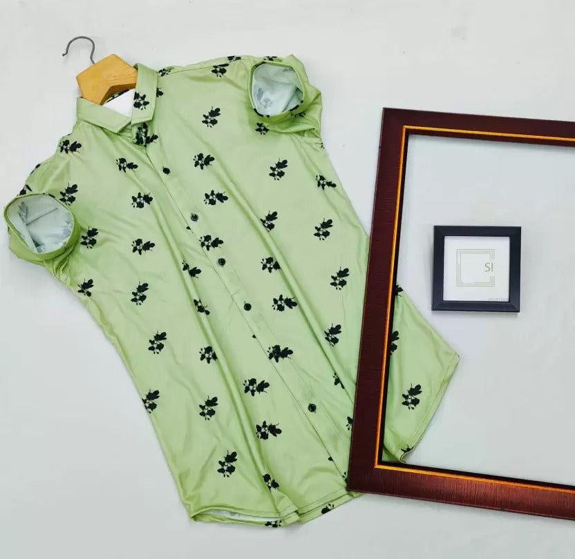 Men Regular Fit Printed Casual Shirt - Dynadrops.In
