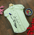 Men Regular Fit Printed Cut Away Collar Casual Shirt - Dynadrops