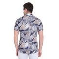 Men Regular Fit Printed Ribbed Collar Casual Shirt - Dynadrops