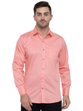Men Regular Fit Solid Spread Collar Casual Shirt - Dynadrops