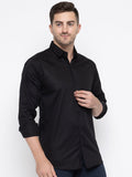 Men Regular Fit Solid Spread Collar Casual Shirt - Dynadrops