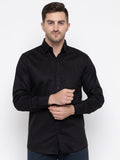 Men Regular Fit Solid Spread Collar Casual Shirt - Dynadrops