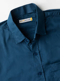 Men Regular Fit Solid Spread Collar Casual Shirt - Dynadrops