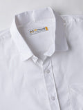 Men Regular Fit Solid Spread Collar Casual Shirt - Dynadrops.In