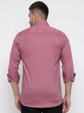Men Regular Fit Solid Spread Collar Casual Shirt - Dynadrops