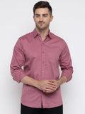 Men Regular Fit Solid Spread Collar Casual Shirt - Dynadrops