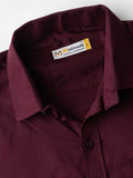 Men Regular Fit Solid Spread Collar Casual Shirt - Dynadrops