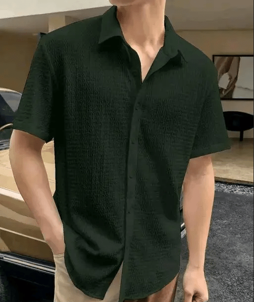 Men Regular Fit Striped Casual Shirt - Dynadrops.In