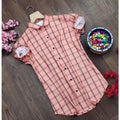 Men Regular, Super Slim Fit Checkered Ribbed Collar Casual Shirt - Dynadrops.In