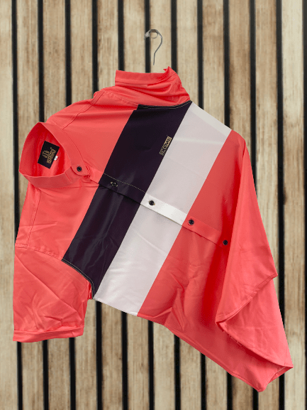 Men Regular, Super Slim Fit Color Block Mandarin Collar Casual Shirt - Dynadrops.In