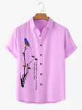 Men Regular, Super Slim Fit Printed Cut Away Collar Casual Shirt - Dynadrops.In