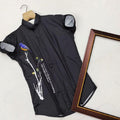 Men Regular, Super Slim Fit Printed Cut Away Collar Casual Shirt - Dynadrops.In