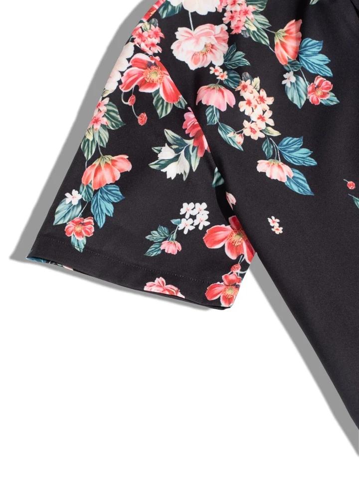 Men Regular, Super Slim Fit Printed Ribbed Collar Casual Shirt - Dynadrops