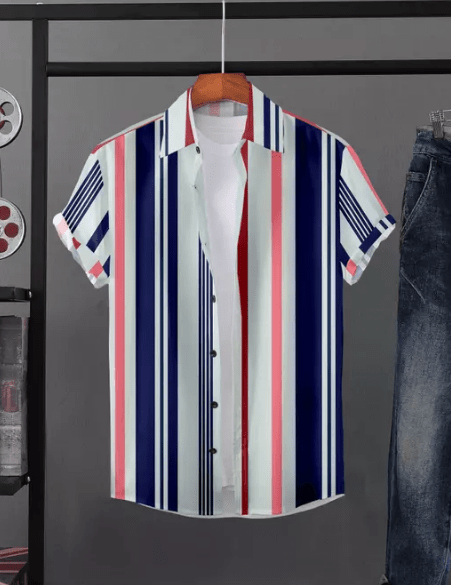 Men Regular, Super Slim Fit Striped Casual Shirt - Dynadrops