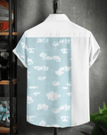 Men Slim Fit Printed Spread Collar Casual Shirt - Dynadrops
