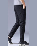 Men Solid Black, Grey Track Pants ( Pack of 2 ) - Dynadrops