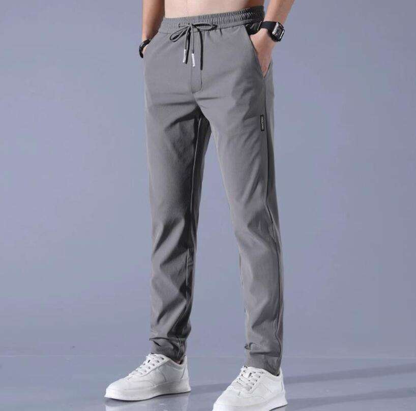 Men Solid Black, Grey Track Pants ( Pack of 2 ) - Dynadrops