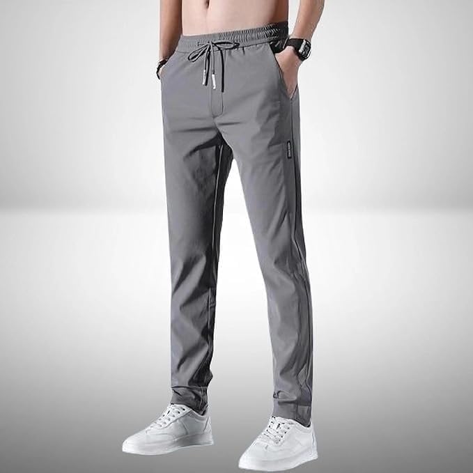 Men’s Lycra Solid Track Pants Combo (Pack of 2) - Dynadrops