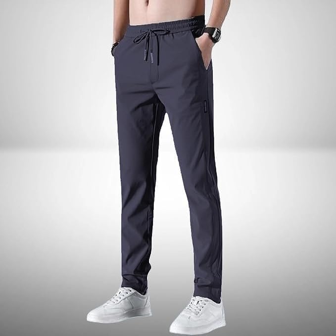 Men’s Lycra Solid Track Pants Combo (Pack of 2) - Dynadrops