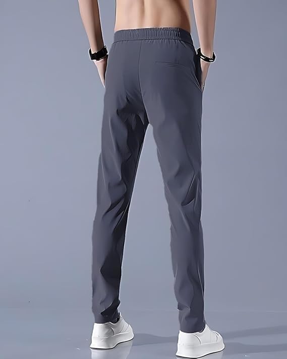 Men’s Lycra Solid Track Pants Combo (Pack of 2) - Dynadrops