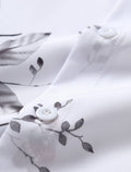 Men's Regular Fit Printed Ribbed Collar Casual Shirt with Premium Cotton Blend Fabric - Dynadrops