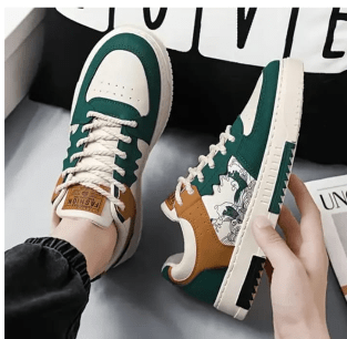 Men’s Stylish Casual Sneakers – Trendy Color-Block Lace-Up Shoes for Men - Dynadrops
