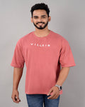 Villain Oversized Tee – Dust Rose - Dynadrops.In