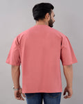Villain Oversized Tee – Dust Rose - Dynadrops.In