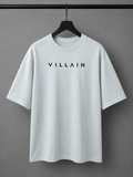 Villain Oversized Tee – Ice Blue - Dynadrops
