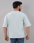 Villain Oversized Tee – Ice Blue - Dynadrops