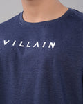 Villain Oversized Tee – Navy - Dynadrops
