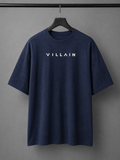 Villain Oversized Tee – Navy - Dynadrops